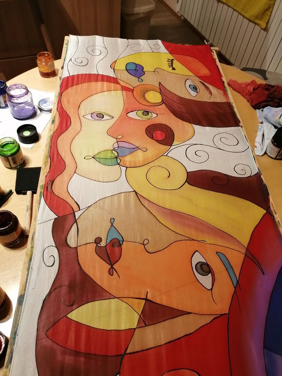 Svilene marame rukom slikane